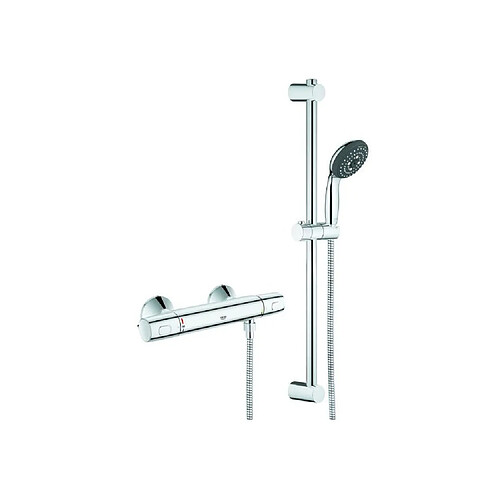 GROHE Ensemble de douche thermostatique Precision Trend - Chromé