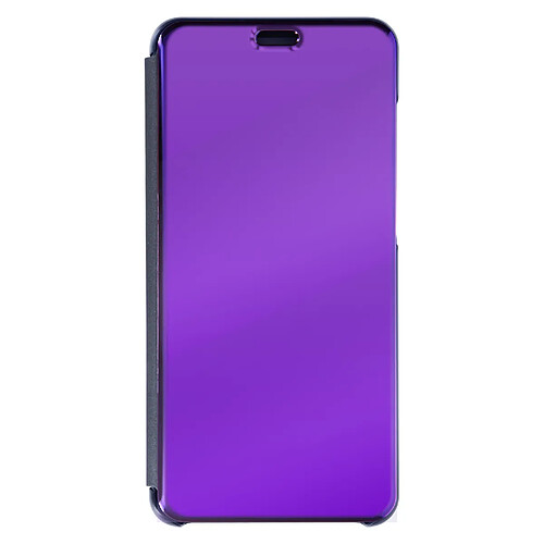 Avizar Housse Huawei P20 Etui folio Miroir Clapet Coque Rigide Fonction Support Bleu