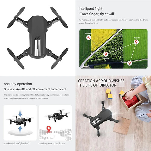 Mode Sans Tête Pliable De Drone GPS De Caméra Grand Angle 4K 2Pcs Pour Les Débutants