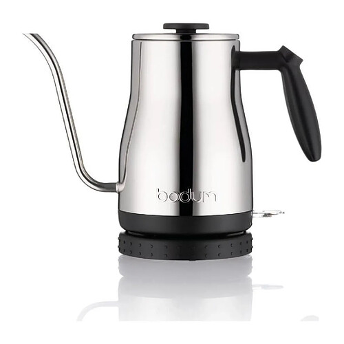 BODUM - BISTRO Bouilloire electrique a long bec, 1.200 W, 1.0 l, inox