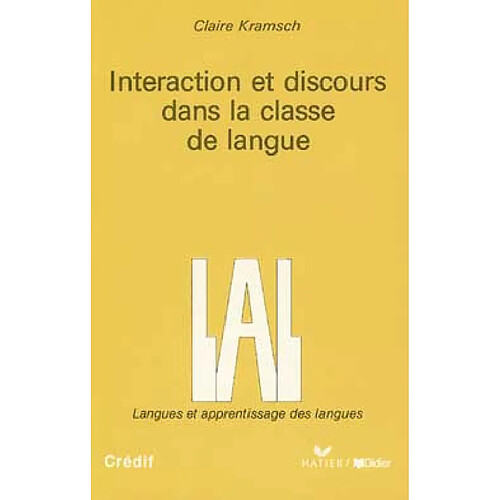 Interaction et discours dans la classe de langue · Occasion