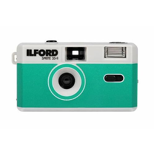 Appareil photo argentique Ilford Sprite 35-II Argent et vert