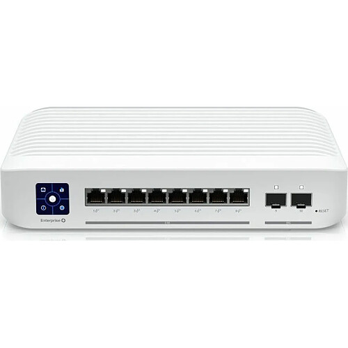 Ubiquiti Networks UniFi Enterprise 8 PoE Géré L3 2.5G Ethernet (100/1000/2500) Connexion Ethernet, supportant l'alimentation via ce port (PoE) Acier inoxydable