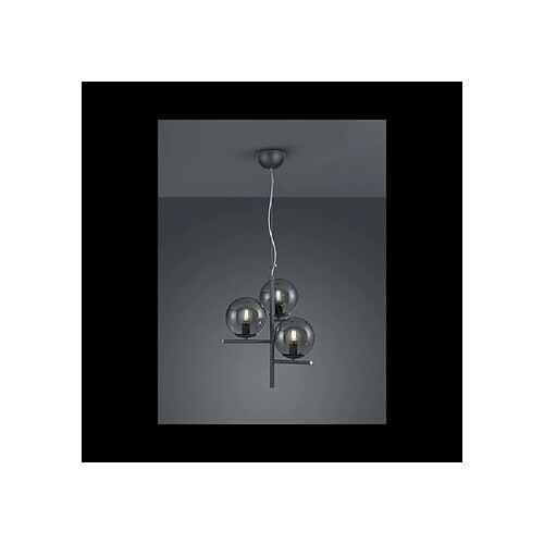 Boutica-Design Suspension Pure Anthracite 3x28W E14