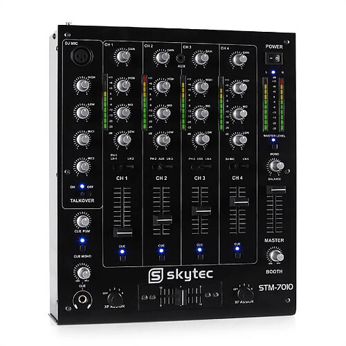 Skytec STM-7010 Table de mixage DJ 4 canaux USB MP3 EQ Skytec