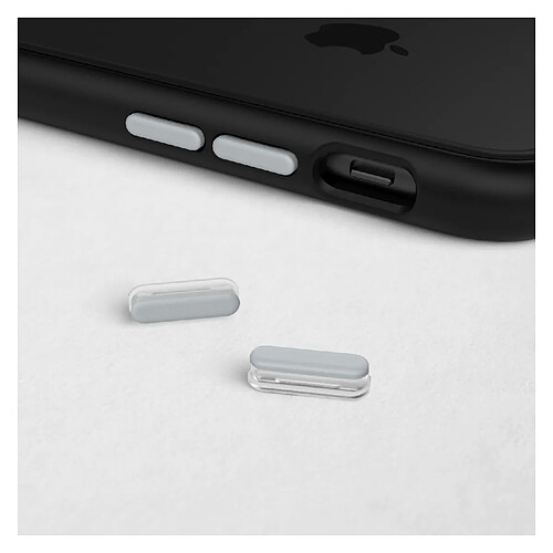 Kit de boutons couleur Argent adaptables sur MOD NX™ ET SOLIDSUIT™ pour [Apple Iphone] - RHINOSHIELD™