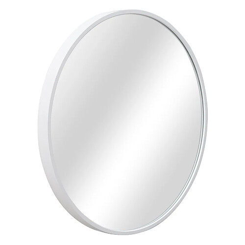 Miroir mural Modugno rond diamètre 40 cm blanc [en.casa]