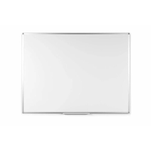 BoardsPlus - Tableau Blanc, 60 x 45 cm, avec cadre en aluminium et porte-marqueurs