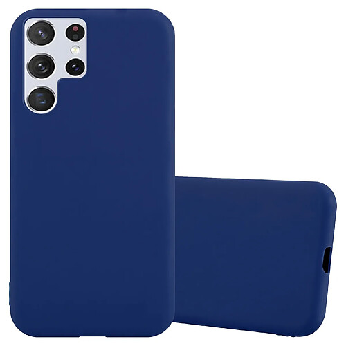 Cadorabo Coque Samsung Galaxy S22 ULTRA Etui en Bleu