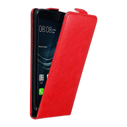 Cadorabo Coque Huawei P9 Etui en Rouge