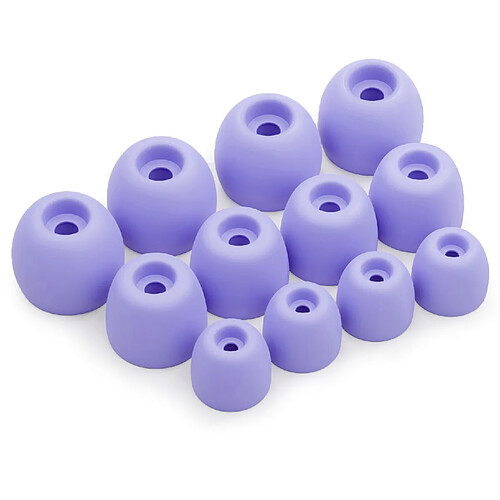 OKULI 12 x Écouteurs en Silicone Embouts d'oreilles pour Samsung Galaxy Buds 2 Pro Casque Écouteurs en Violet