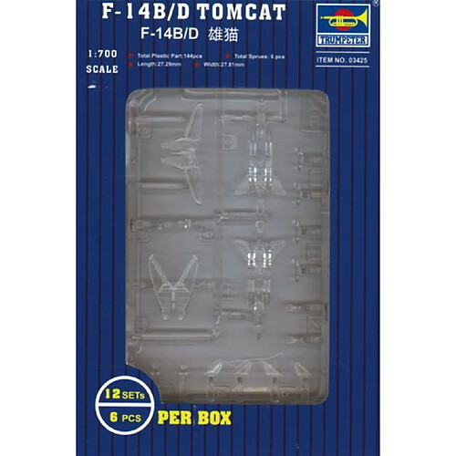 F-14B/D Tomcat - 1:700e - Trumpeter