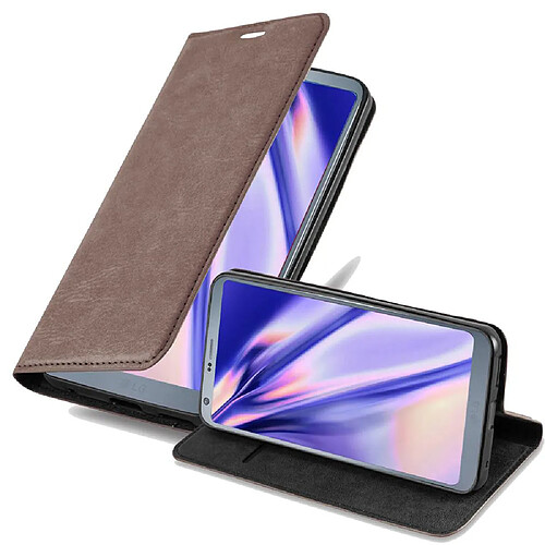 Cadorabo Coque LG G6 Etui en Brun