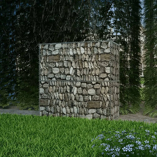 vidaXL Panier de gabion Acier galvanisé 100x50x100 cm