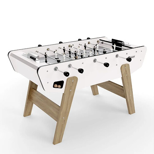 SOKKER Baby-foot de Bar Coliseum avec barres télescopiques et 3 Balles Lièges Inclus 153 x 75 x 90 cm