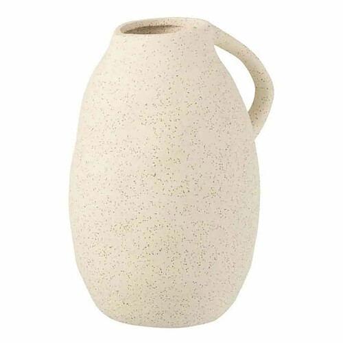 Paris Prix Vase Design en Céramique Cruche 25cm Beige