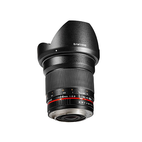 SAMYANG 16 mm f/2 ED AS UMC CS Sony E Noir GARANTI 2 ANS