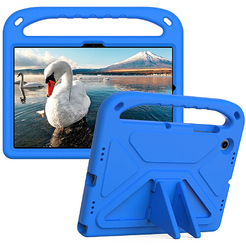 Coque en TPU anti-rayures avec béquille bleu pour Samsung Galaxy Tab A8 10.5 (2021)