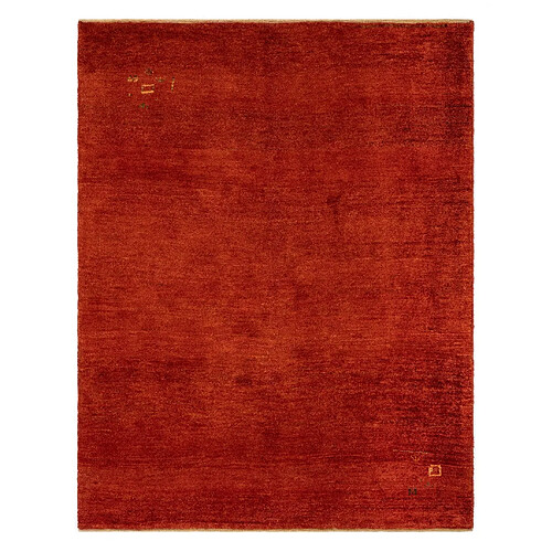 Vidal Tapis de laine 199x159 rouge Gabbeh Shouli