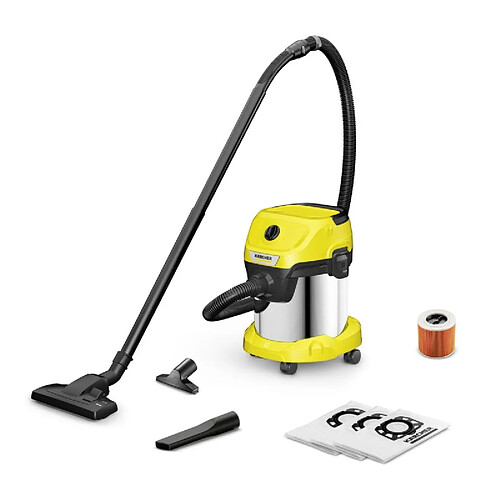 Aspirateur à sec et humide Kärcher WD 3 S 1000 W 15 L