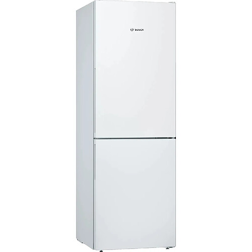 Réfrigérateur combiné 60cm 287l brassé blanc - kgv33vweas - BOSCH