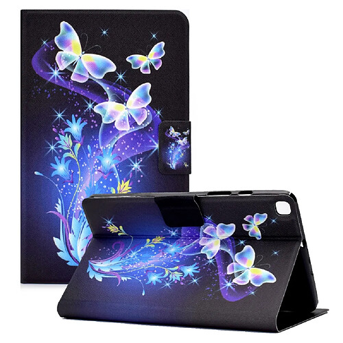 Etui en PU Conception d'impression de motifs papillons pour votre Samsung Galaxy Tab A7 Lite 8.7 pouces T220/T225