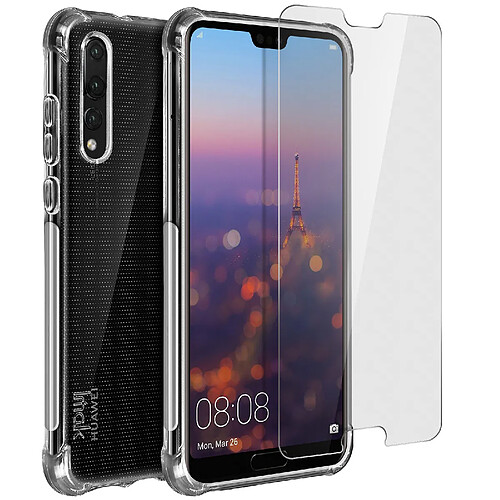 Imak Impact Coque Huawei P20 Pro Coque Silicone Souple + Film Hydrogel Flexible