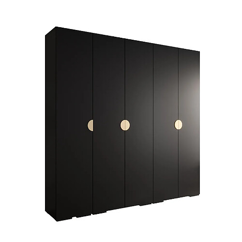 Abiks Meble Armoire Inova 4 À Portes Battantes 236,7/250/47 5 Portes (nero/d’oro)