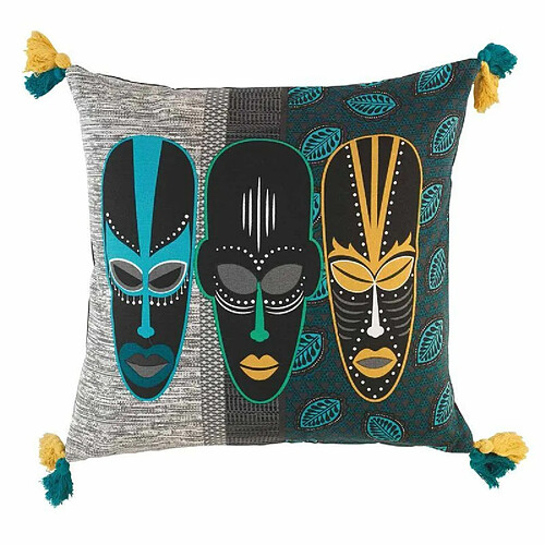 Paris Prix Coussin Déhoussable Totem 45x45cm Multicolore