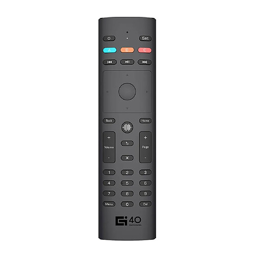 Universal G40S 2.4GHz 34 touches sans fil air souris signal voix télécommande 6 axes gyroscope PC projecteur TV box télécommande universelle