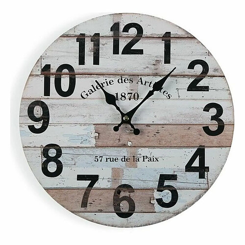 Horloge Murale Versa Bois (4 x 30 x 30 cm)