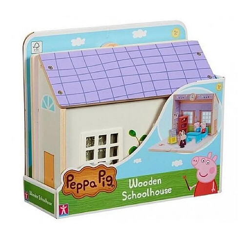 Peppa Pig 674 07212 Peppa's Maisonnette d'école en Bois