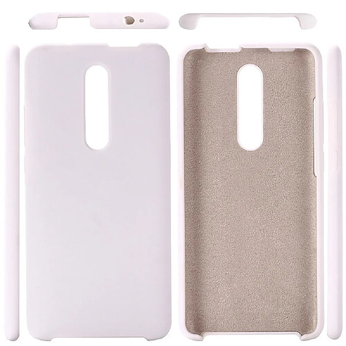 Coque en silicone liquide mou blanc pour votre Xiaomi Redmi K20/K20 Pro/Mi 9T/Mi 9T Pro