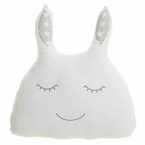 BigBuy Kids Coussin Blanc 36 x 34 cm Lapin