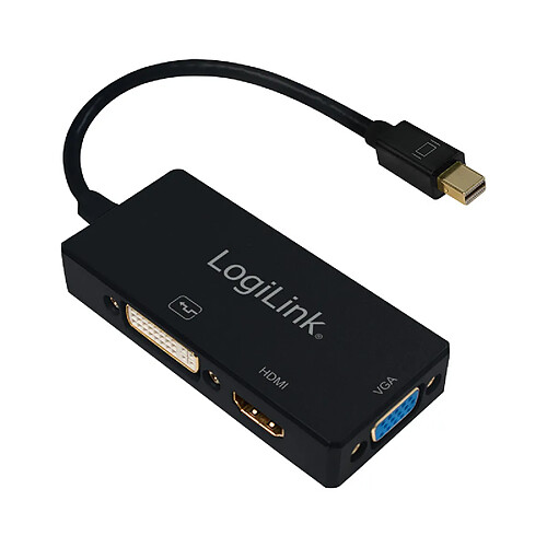 LogiLink Mini DisplayPort 4K vers adaptateur DVI/HDMI/VGA ()