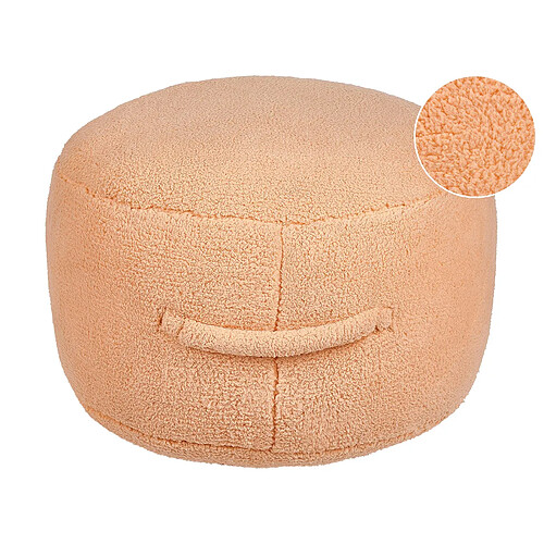 Beliani Pouf ADLANA Orange