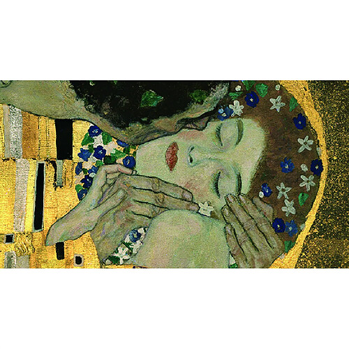 Alter Tapis de cuisine, 100% Made in Italy, Tapis antitache avec impression numérique, Tapis antidérapant et lavable, Modèle Klimt, 100x52 cm