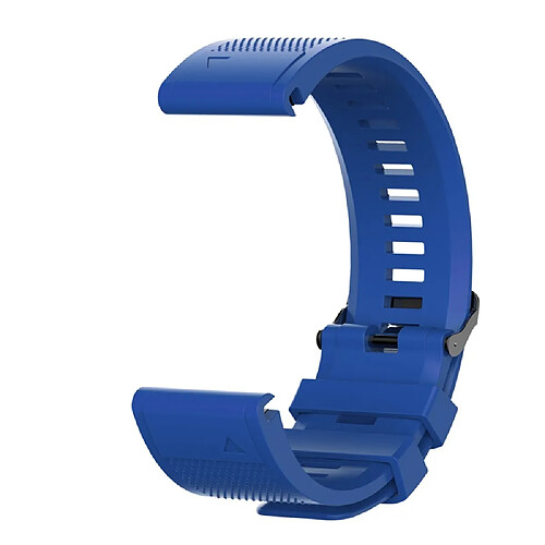 Bracelet en silicone souple bleu clair pour votre Garmin Fenix 6X/6X Pro/Fenix 5X/Fenix 5X Plus 26mm