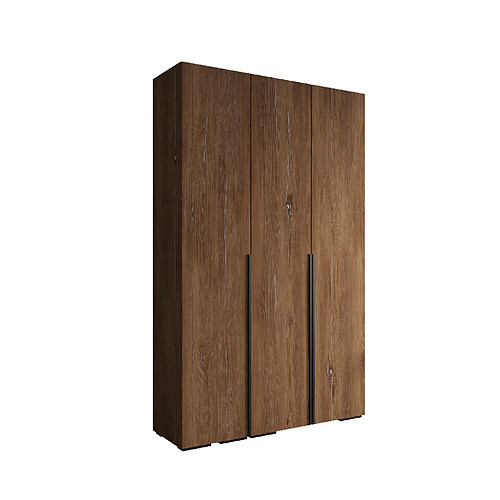 Abiks Meble Armoire Inova 1 À Portes Battantes 236,7/150/47 3 Portes (marron/nero)