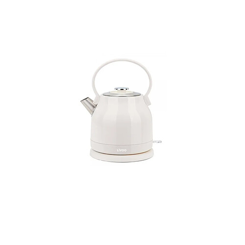 Bouilloire électrique 1.5l 2200w crème - DOD202C - LIVOO