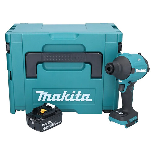 Makita DAS180F1J Souffleur à poussière sans fil 18V Brushless + 1x Batterie 3,0Ah + Coffret Makpac - sans chargeur