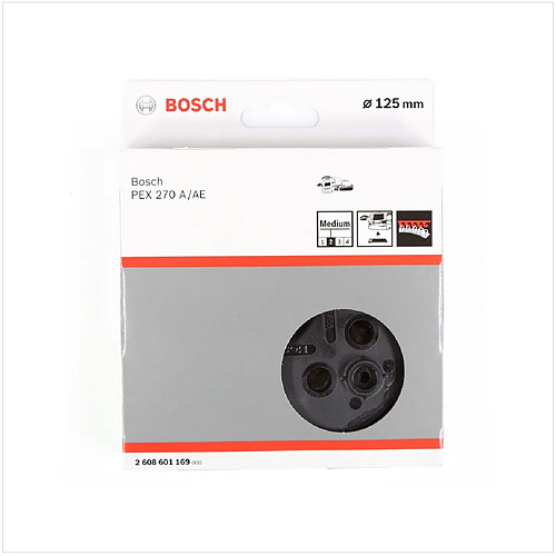 Bosch Plateau de ponçage 125 mm pour Bosch PEX 270 A et PEX 270 AE ( 2608601169 )