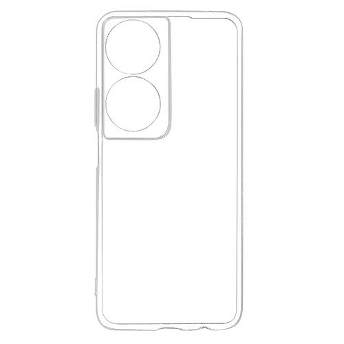 Avizar Coque pour Honor 90 Smart Caméra Protégée Silicone Fin Transparent