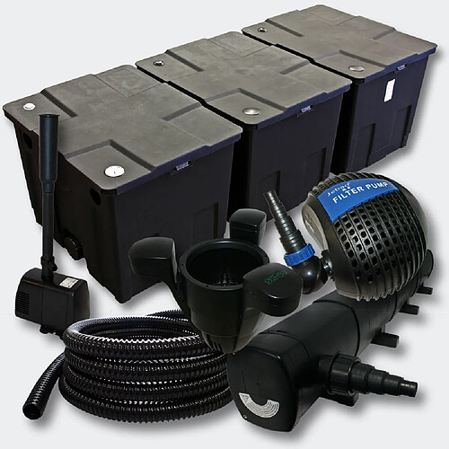 Helloshop26 Kit:Filtration de Bassin 90000l 72 Watts UVC Stérilisateur Pompe Fontaine 4216462