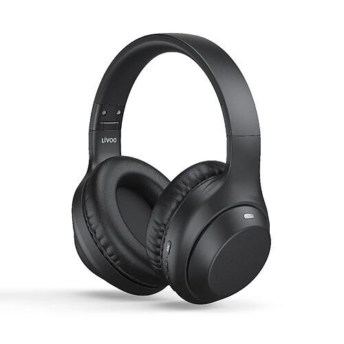 Casque bluetooth sans fil circum-aural noir - TES264N - LIVOO