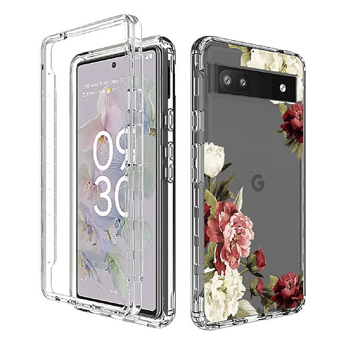 Coque en TPU anti-rayures pour votre Google Pixel 6a - Fleur de trompette