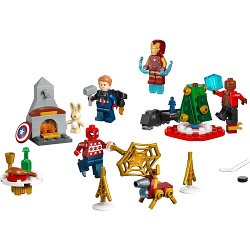 Lego 76256 Le Calendrier de l'Avent des Avengers Multicolore