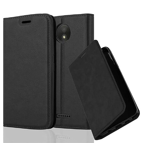 Cadorabo Coque Motorola MOTO C PLUS Etui en Noir