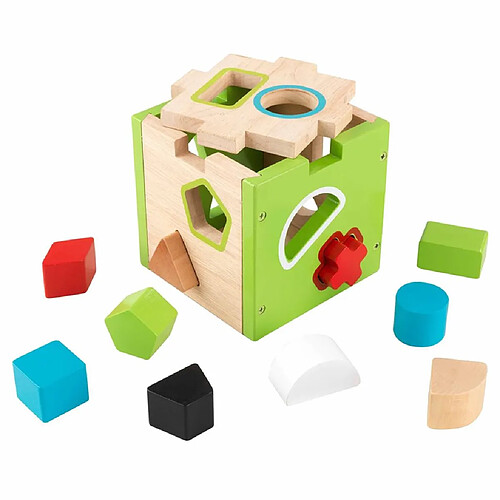 KidKraft Cube trieur de formes 13,1 x 13,1 x 12,7 cm 63247