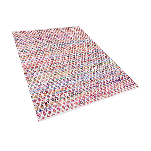 Beliani Tapis en coton multicolore 160 x 230 cm ARAKLI